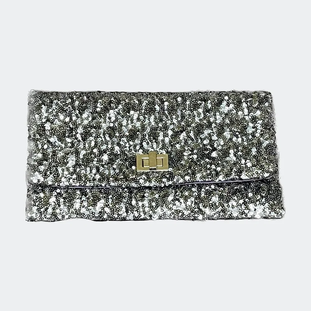 Crabtree & Evelyn Sequined Clutch